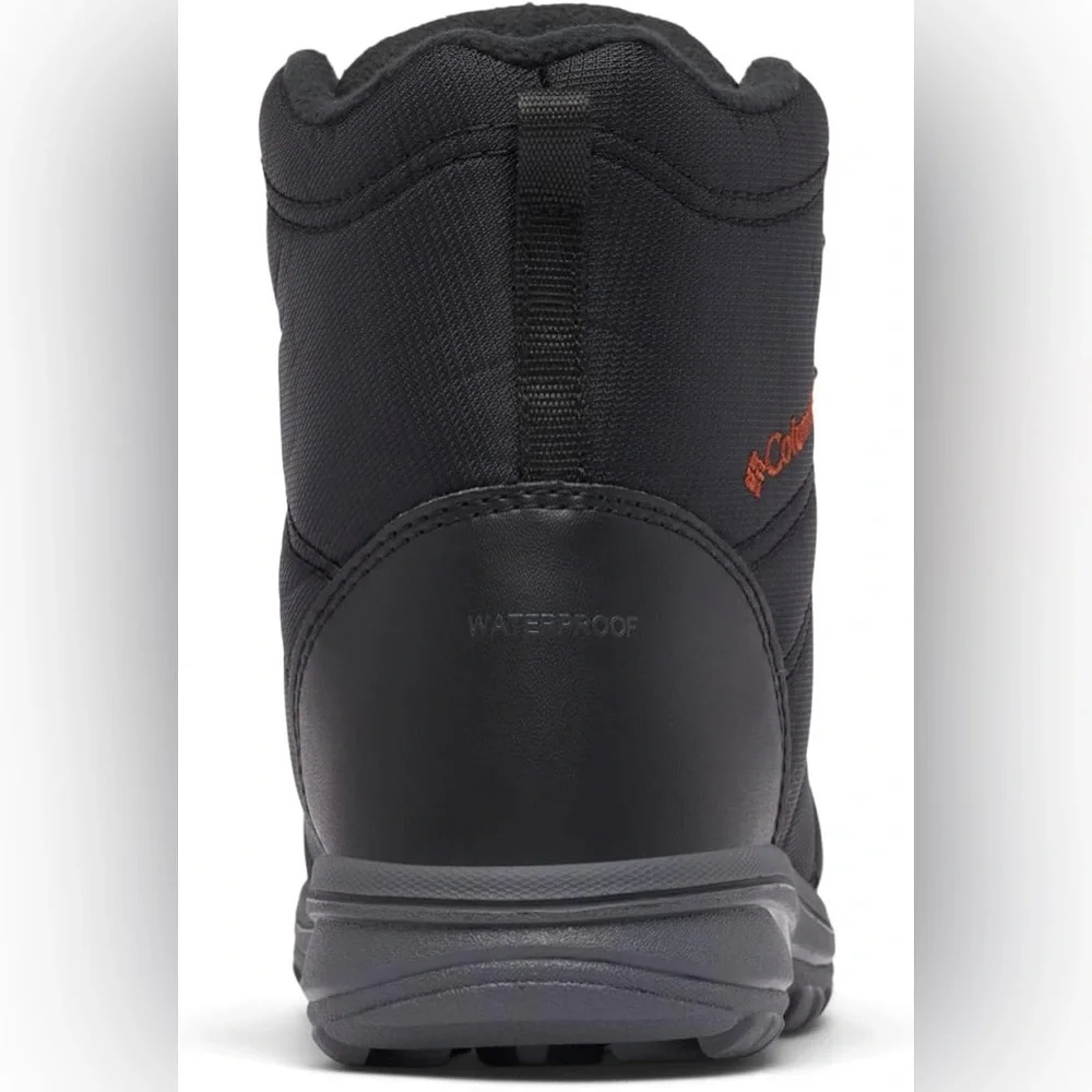 Columbia Kids Black and Gray Waterproof Winter Boot